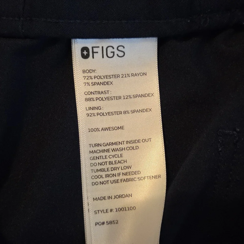 Figs High Waisted Navy Blue Joggers XXL - Picture 3 of 8